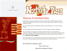 Tablet Screenshot of northside-pizza.com
